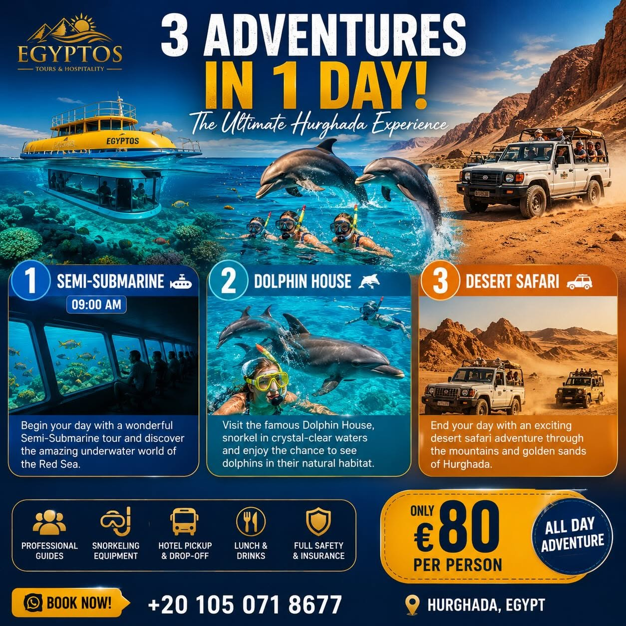 Egyptos three adventures offer